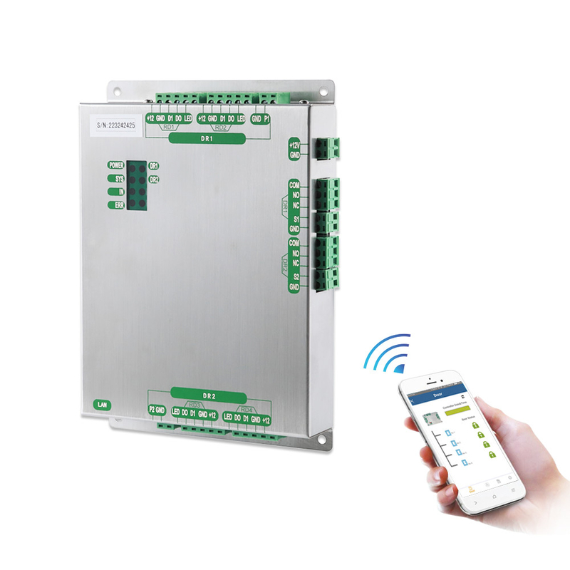 TCP IP درب کنترل دسترسی هیئت مدیره Wiegand کنترل پانل درب سیستم کنترل